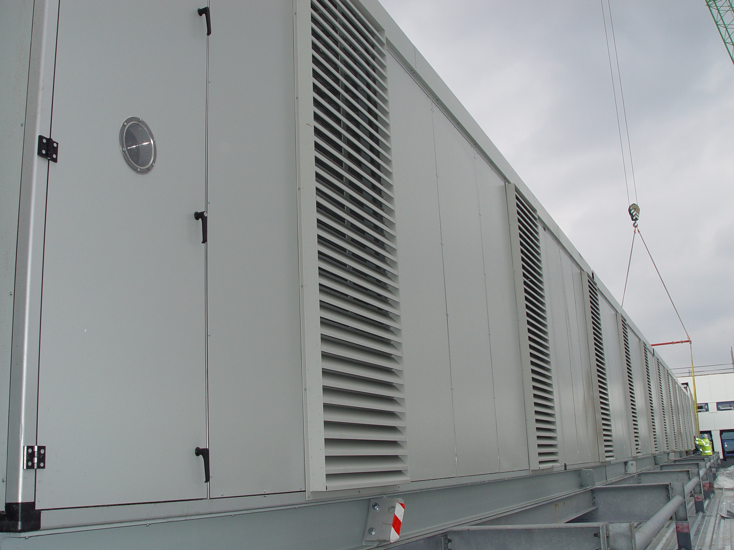 Rooftop Air Handling Unit plantroom installation at OKI — photograph 20