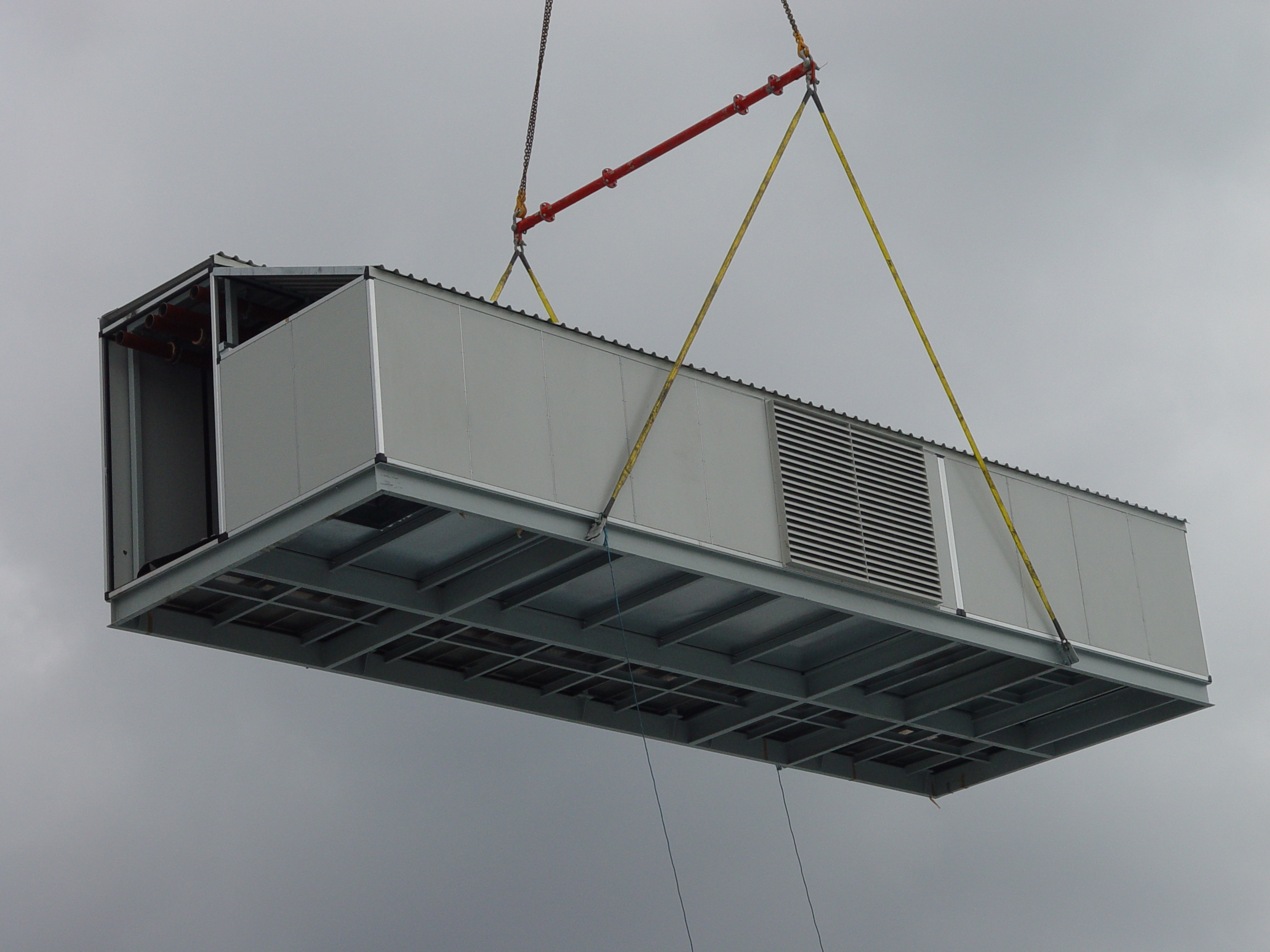 Rooftop Air Handling Unit plantroom installation at OKI — photograph 18
