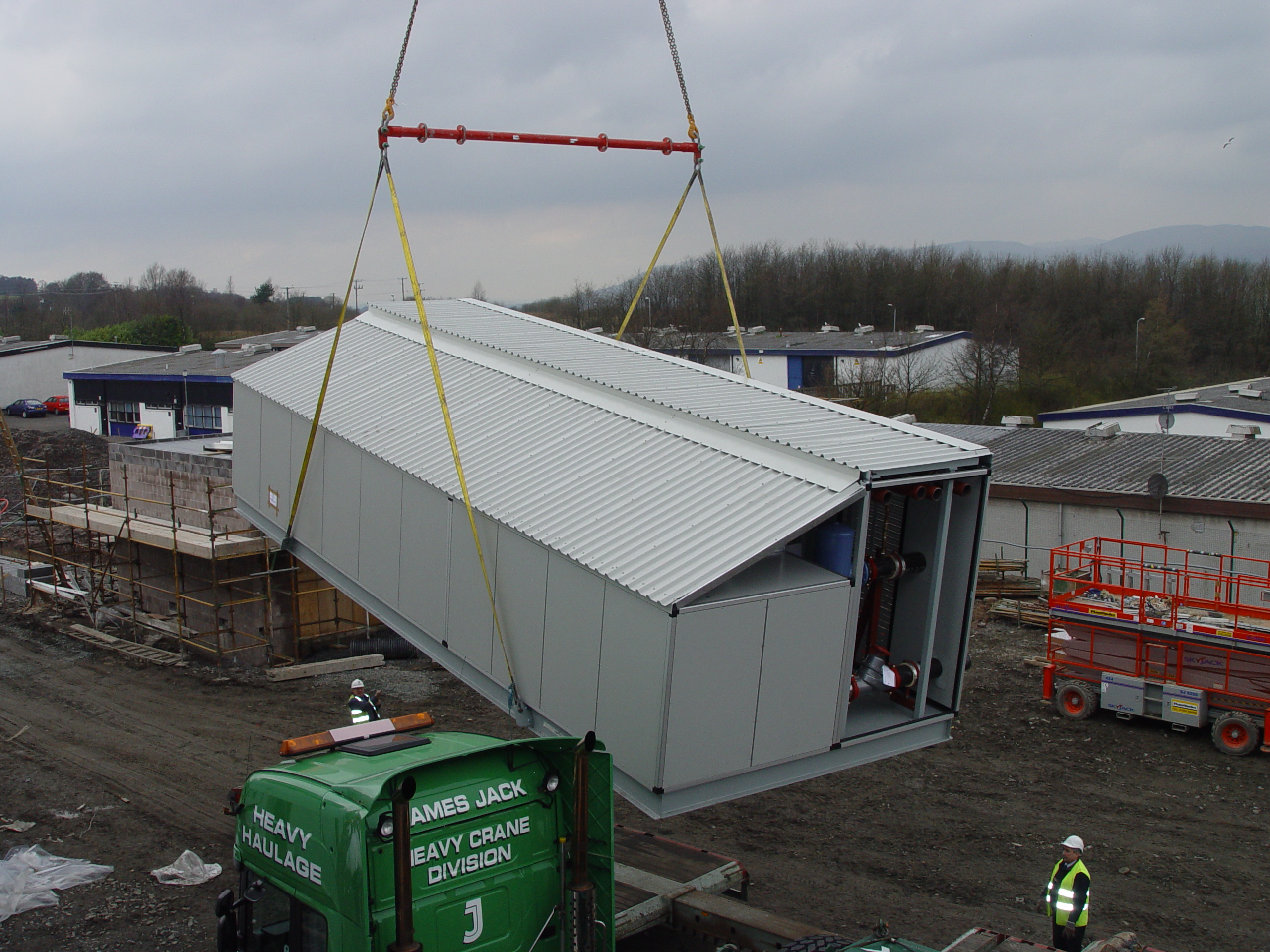 Rooftop Air Handling Unit plantroom installation at OKI — photograph 12
