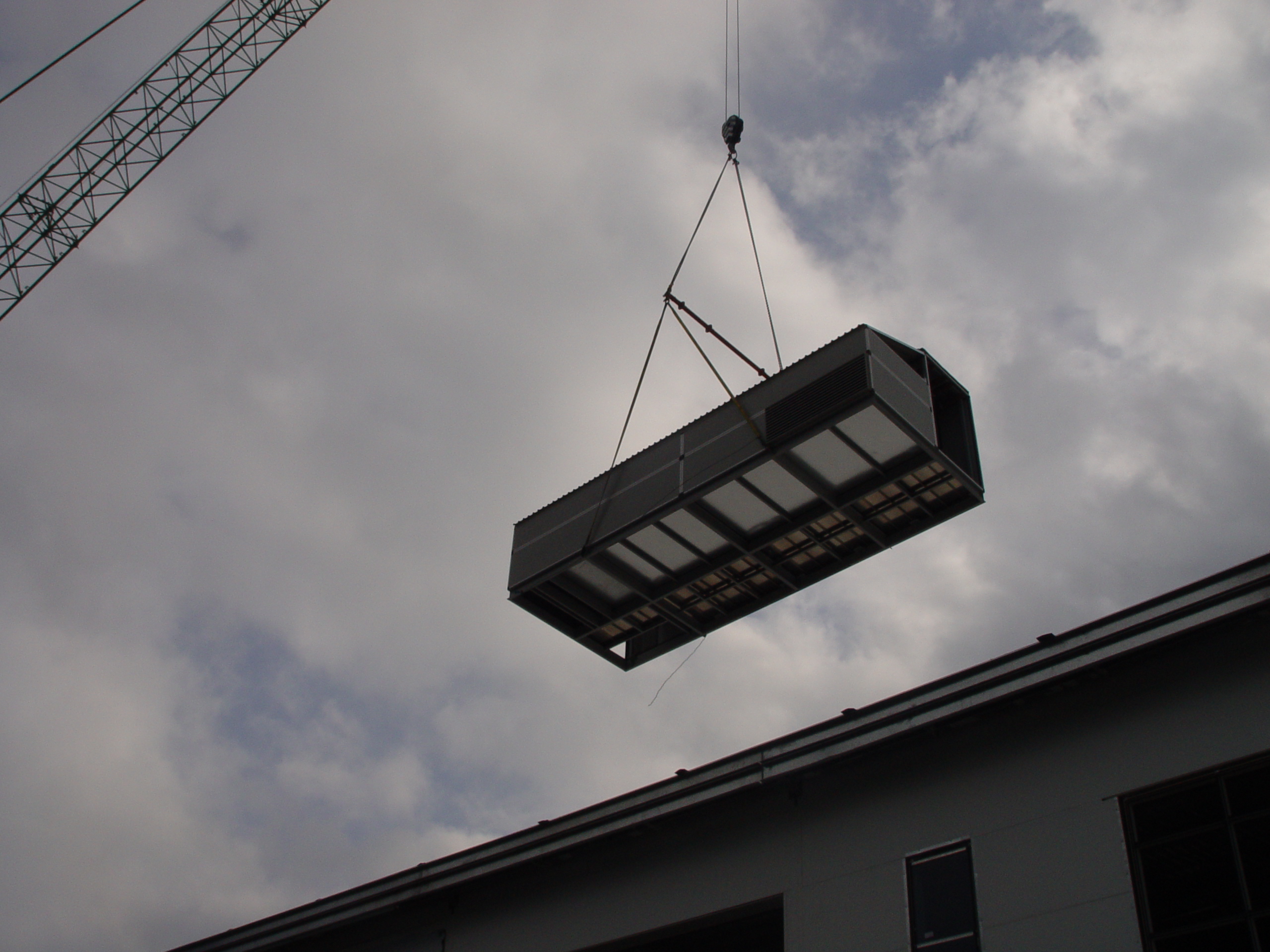 Rooftop Air Handling Unit plantroom installation at OKI — photograph 3